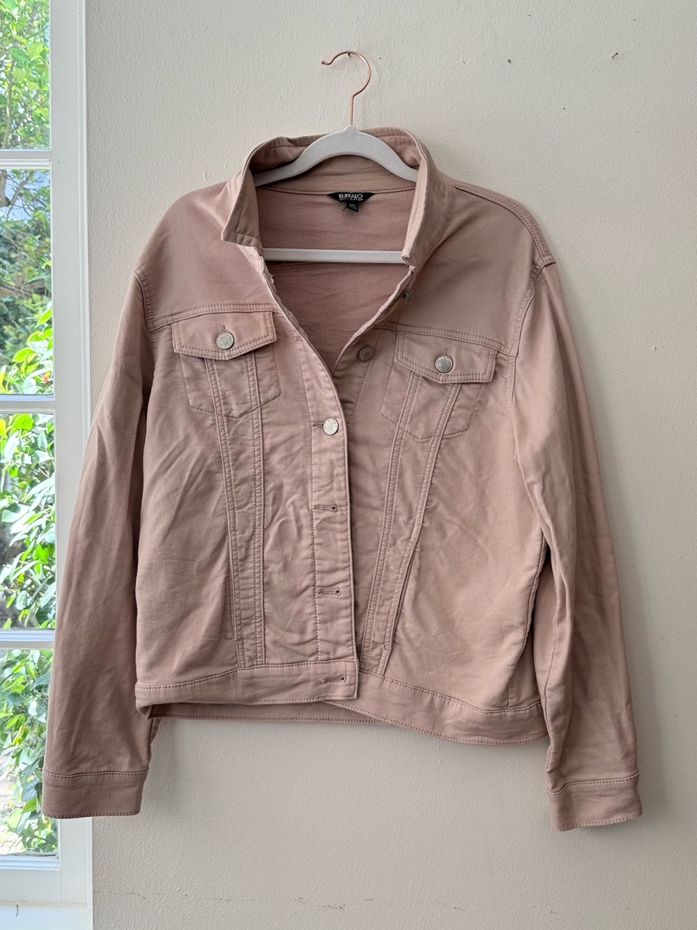 Buffalo David Bitton Blush Pink Denim Jacket